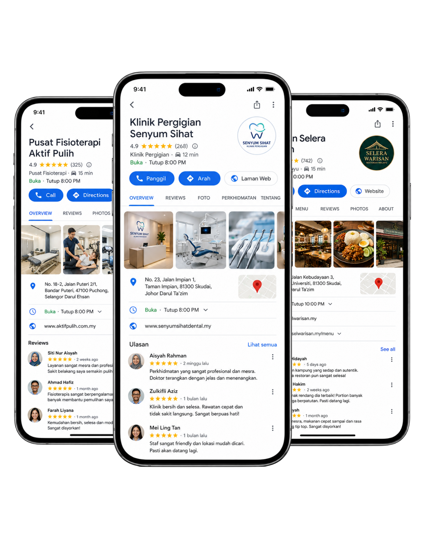 Google Business Profile Mockup